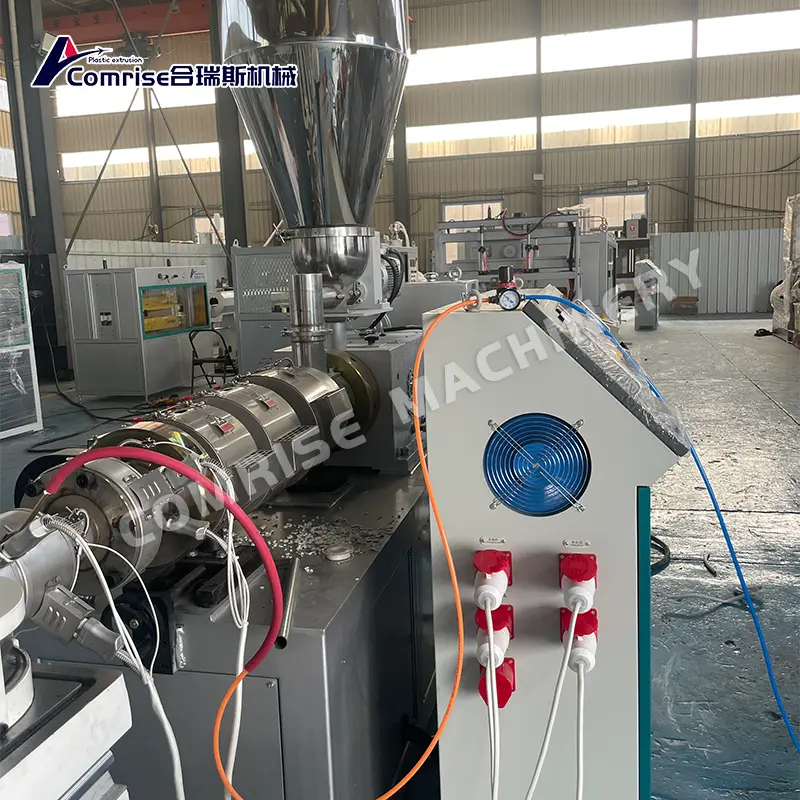 เครื่องท่อลูกฟูก PVC เส้นผ่านศูนย์กลางเล็ก