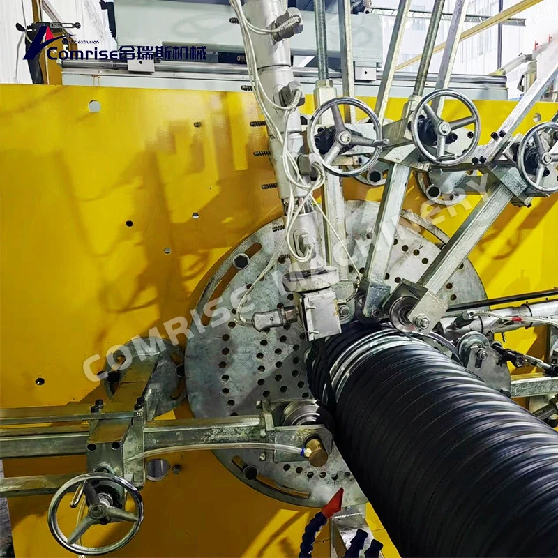 Steel Strip Reinforced Spiral Winding Pipe Machine Steel Strip Reinforced Spiral Winding Pipe Machine
